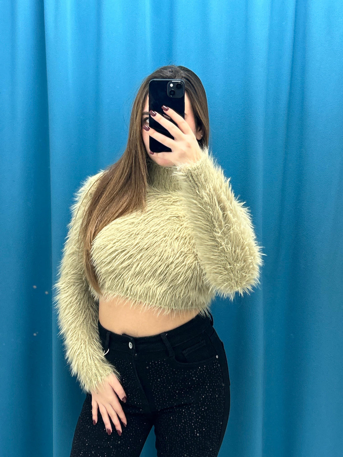 Maglia con pelo 5601