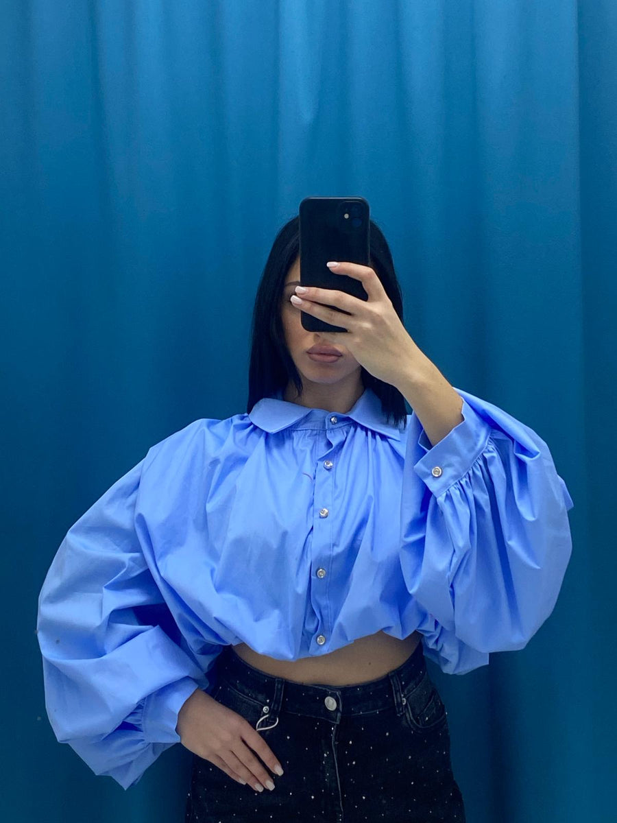 Camicia corta lavorata 30973
