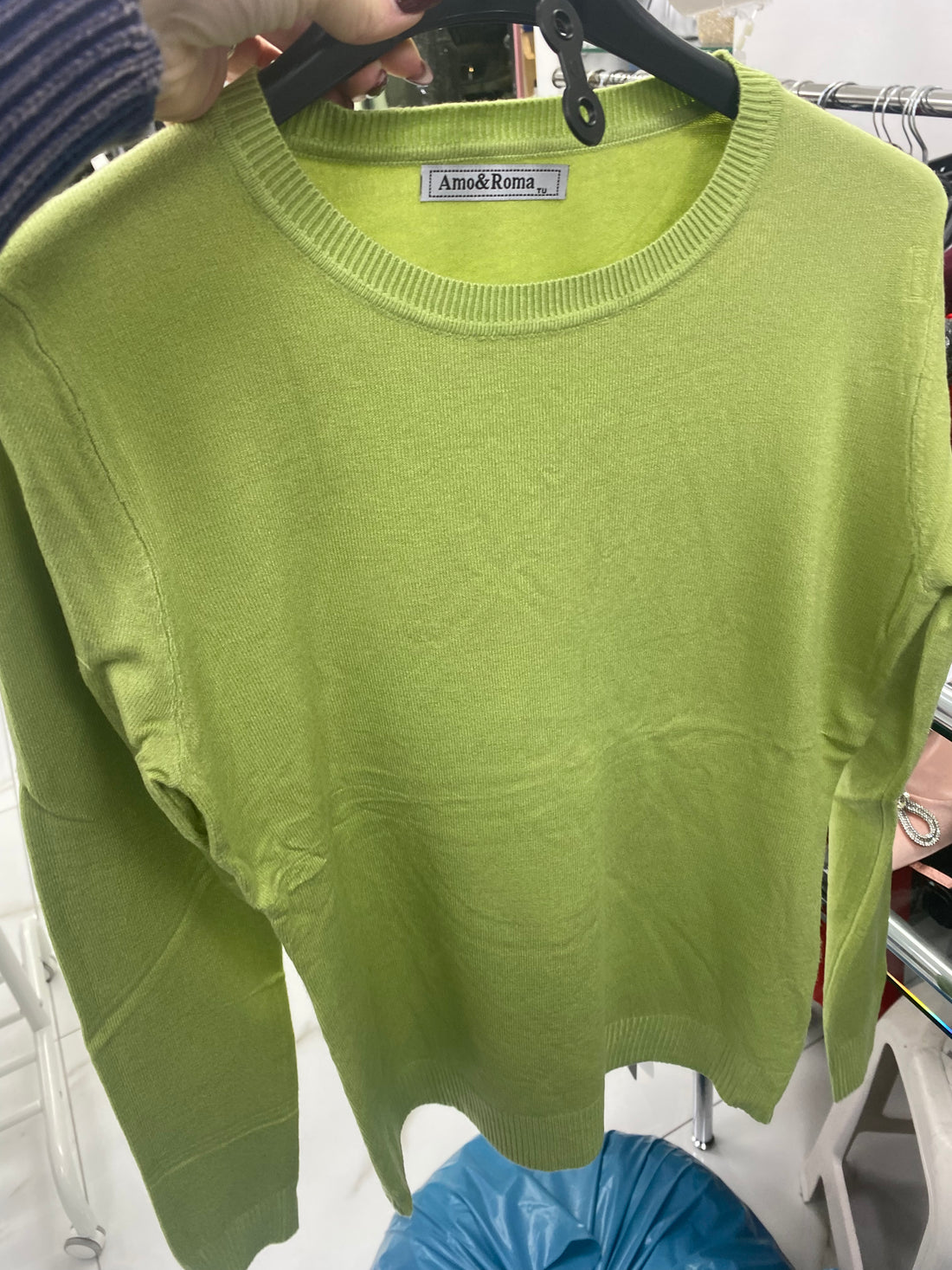 Maglia a giro collo