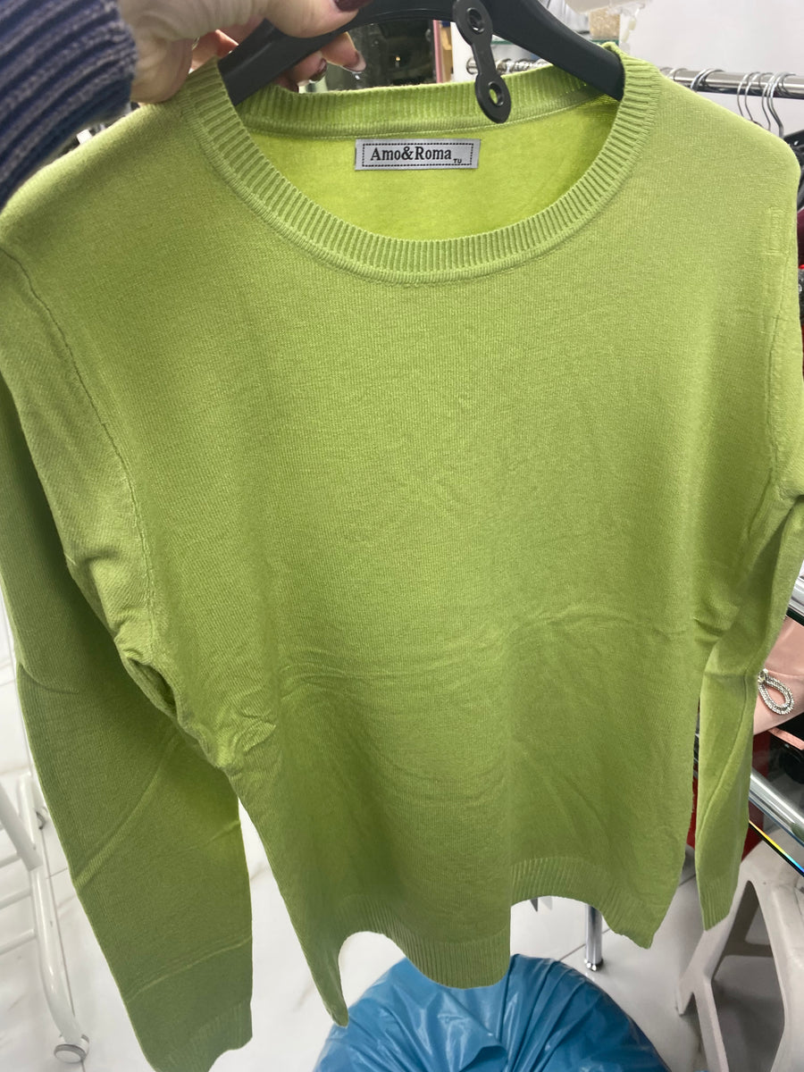 Maglia a giro collo