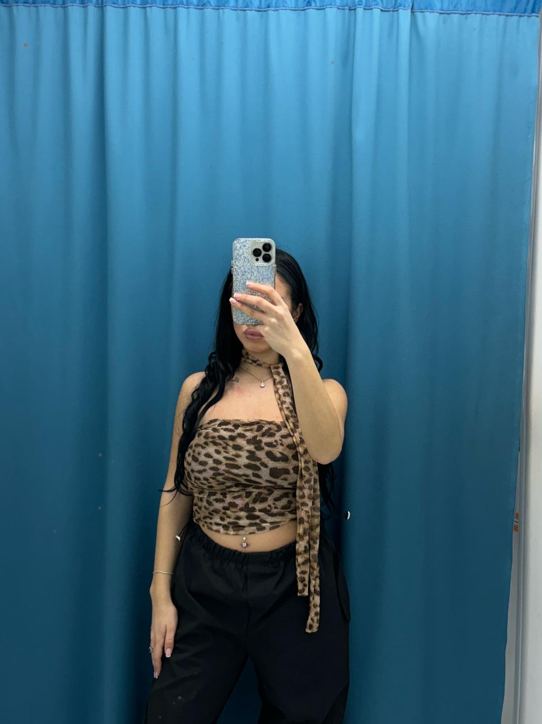 Top a fascia maculato 33301