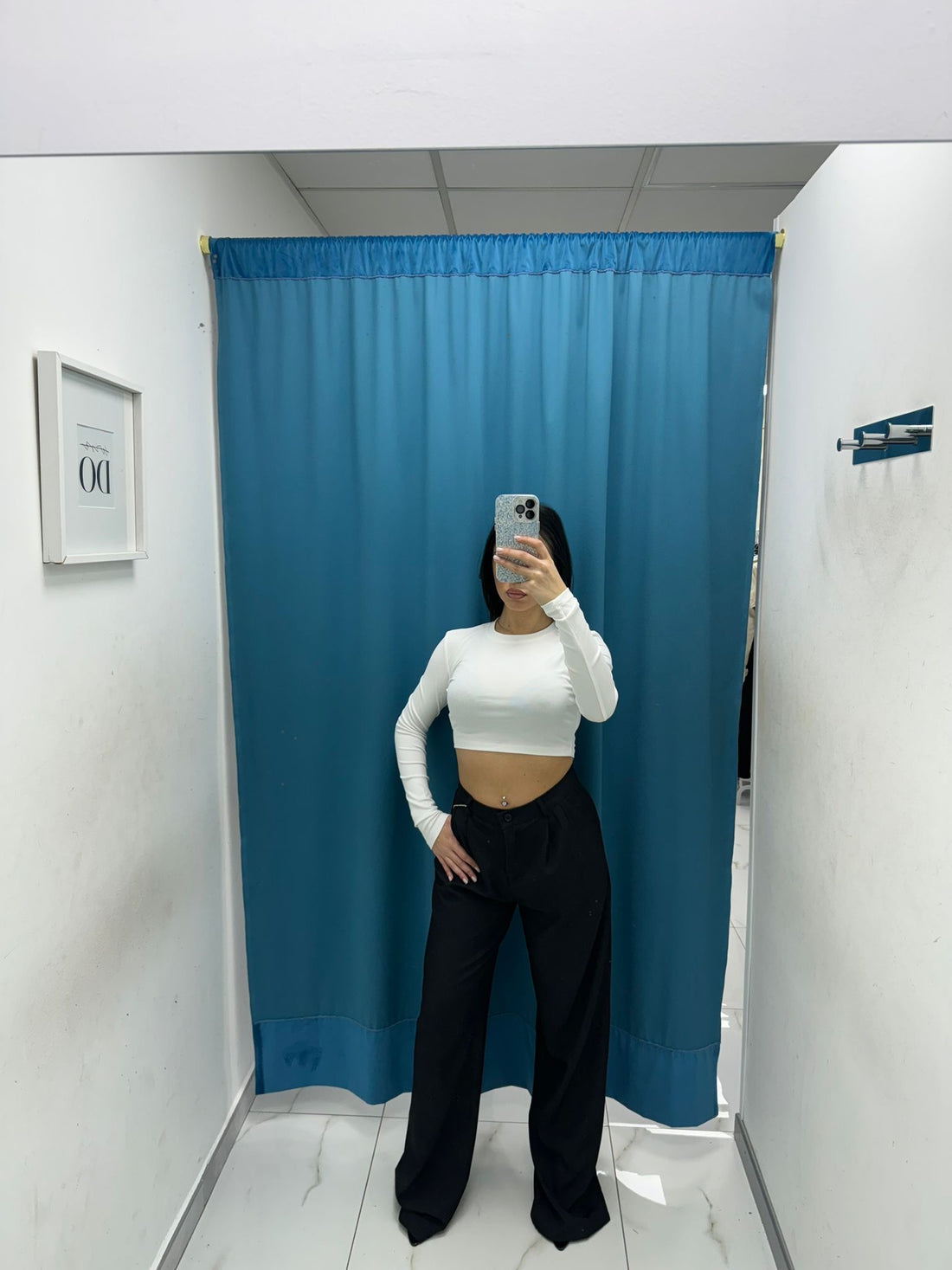 Pantalone wide leg 13127