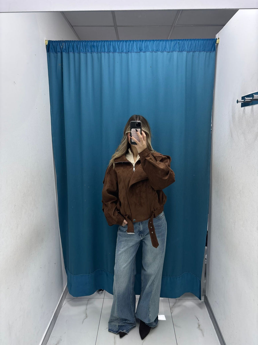 Giubbino "Biker in Suede"-2888