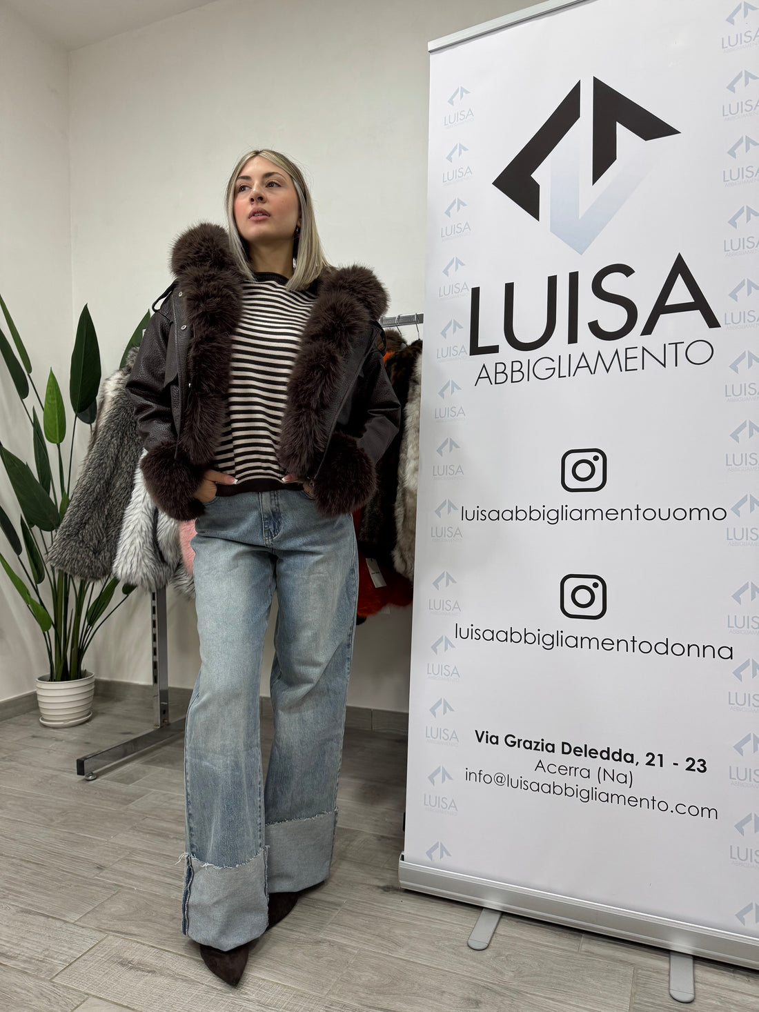 Brown Sugar Fur Jacket - 2475