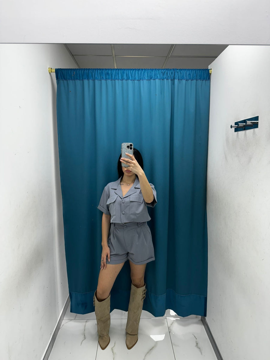 Coordinato giacca e shorts 9205