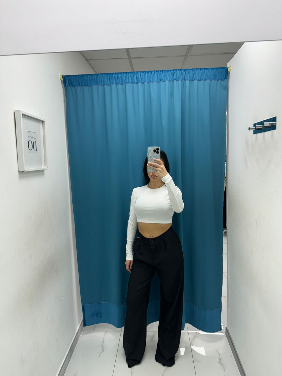 Pantalone wide leg 13127