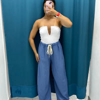 Pantalone in lino -5986