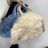 Borsa in eco pelliccia