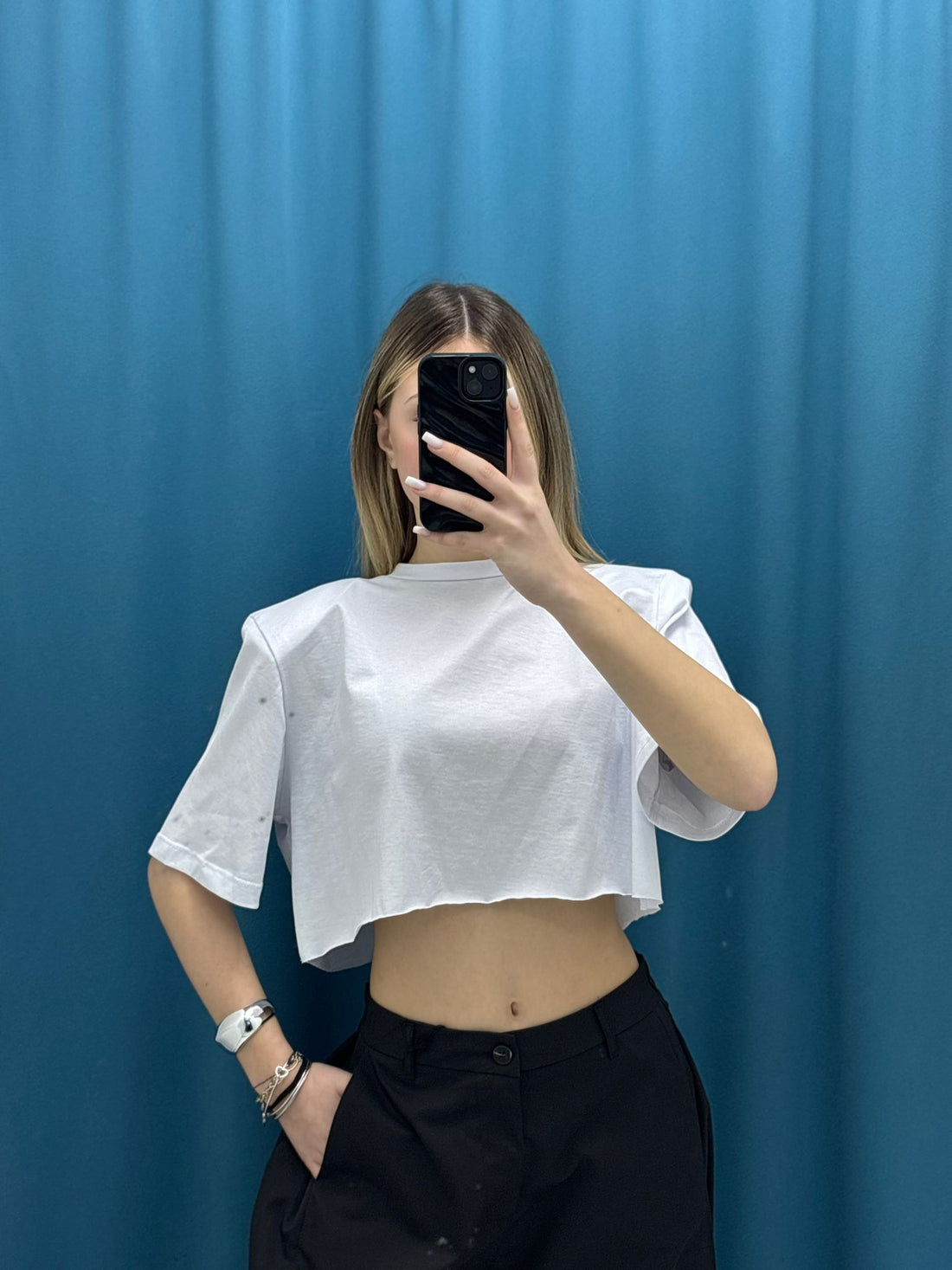 Maglietta” Crop Tee"-1906