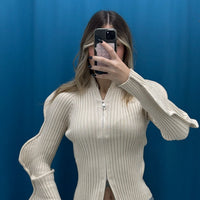 Chic Sleeve Crop - 9725