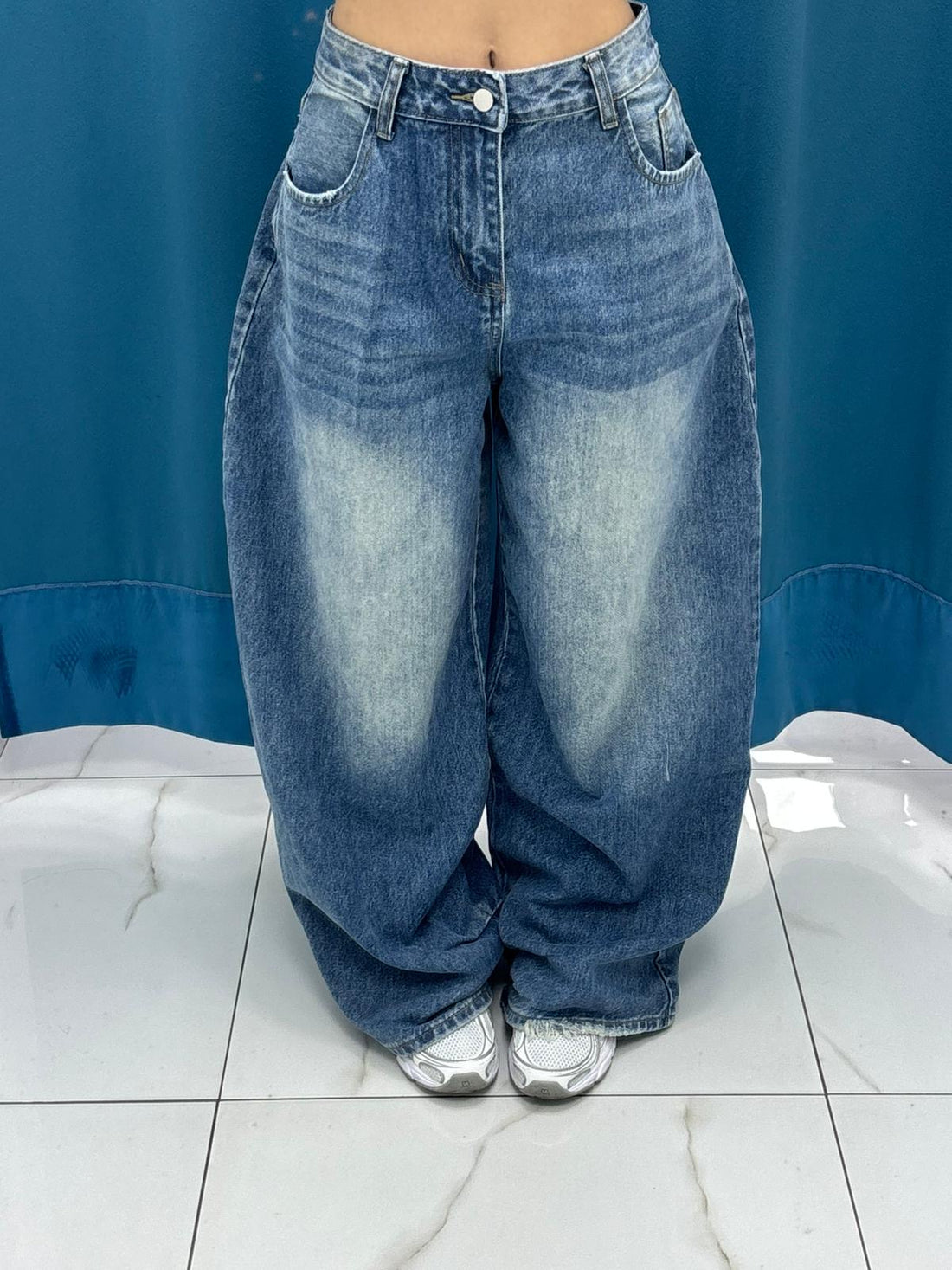 Jeans"Soft Shade Balloon"-F8010