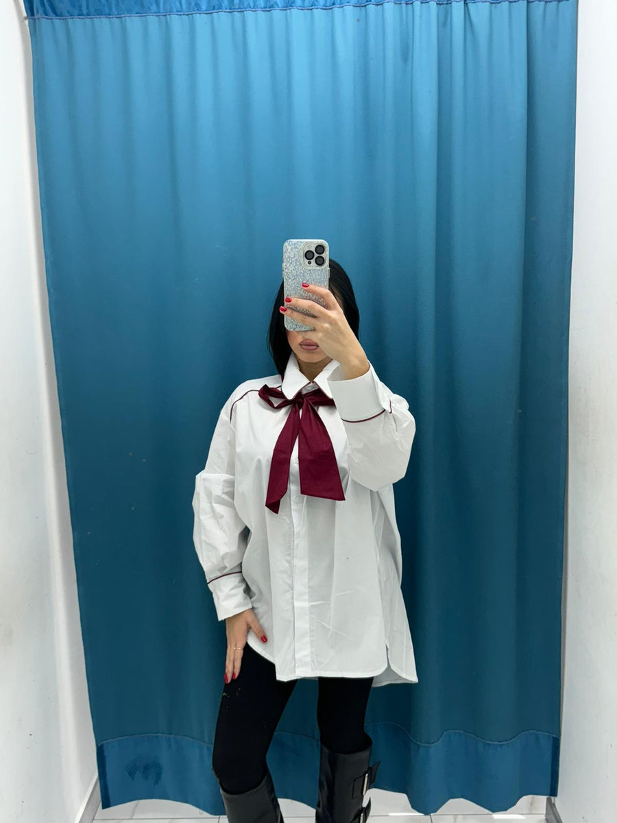 Camicia con fiocco 15933