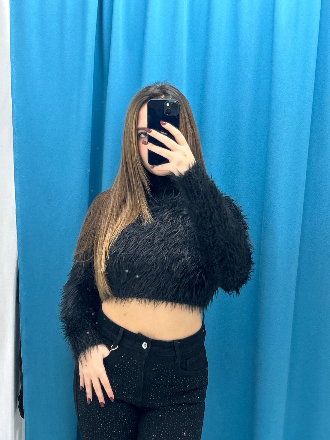 Maglia con pelo 5601