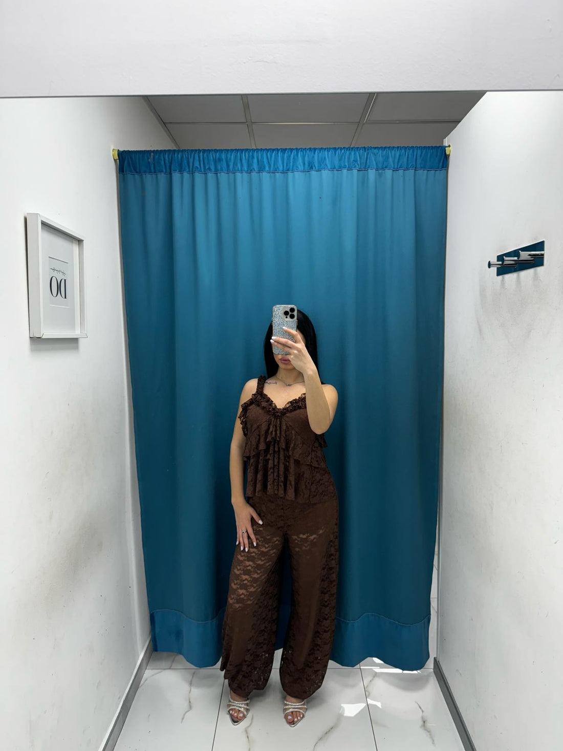 Pantalone palazzo in pizzo lumina 2874