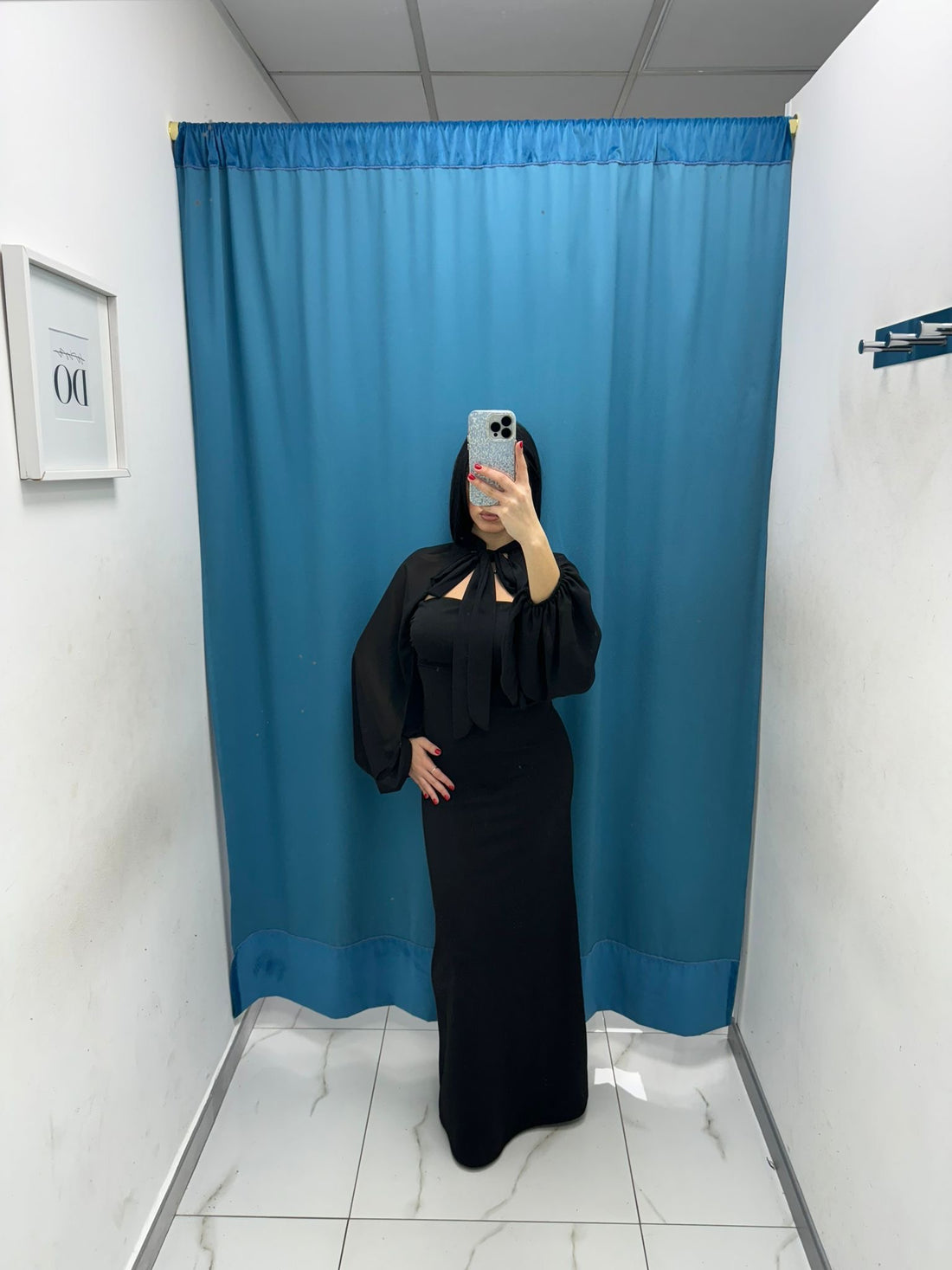 Vestito lungo a campana 39700