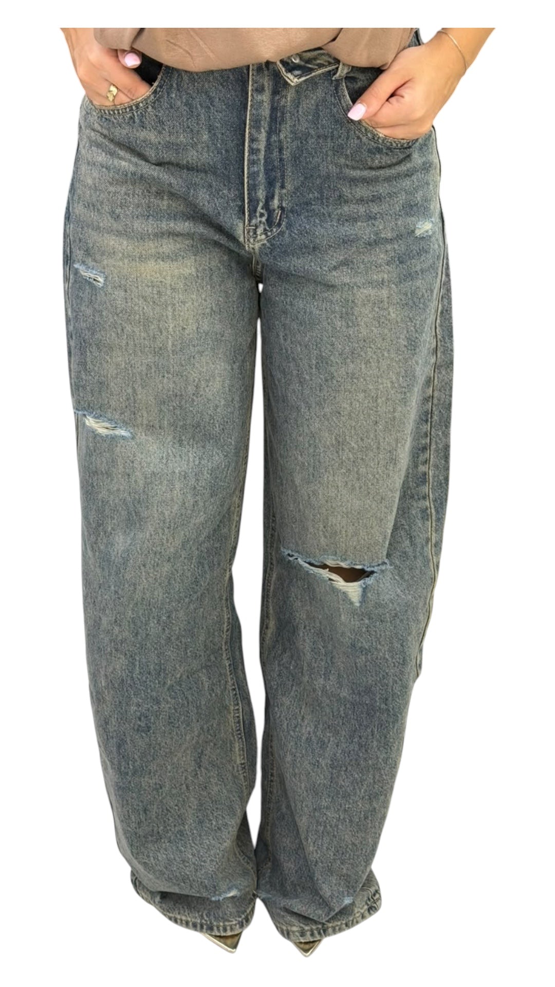 Jeans"Risvolto"-5135