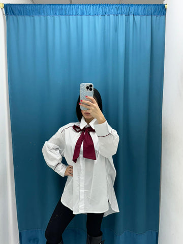 Camicia con fiocco 15933