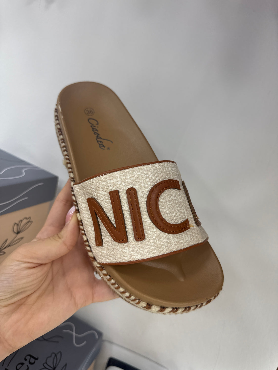 Ciabattina Zeppa "Cannes"-887716