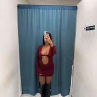 Vestitino Bella:Scollo Profondo e Maniche da Sogno 11162