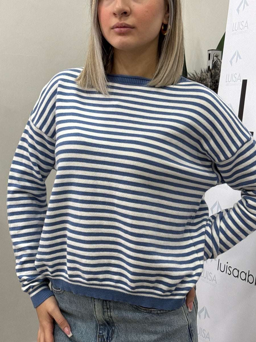 Striped Baby Tee - 3214