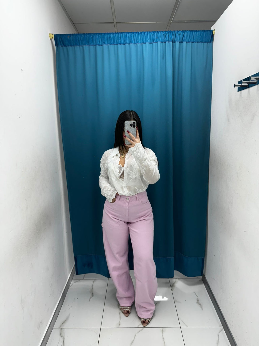 Jeans rosa barbie 072