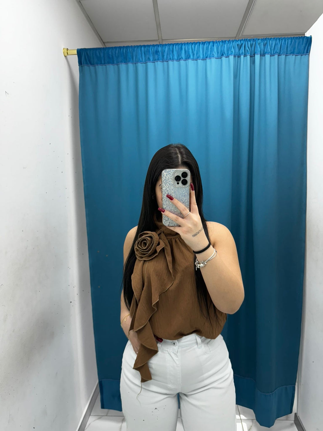 Blusa satin 3252