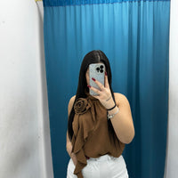 Blusa satin 3252