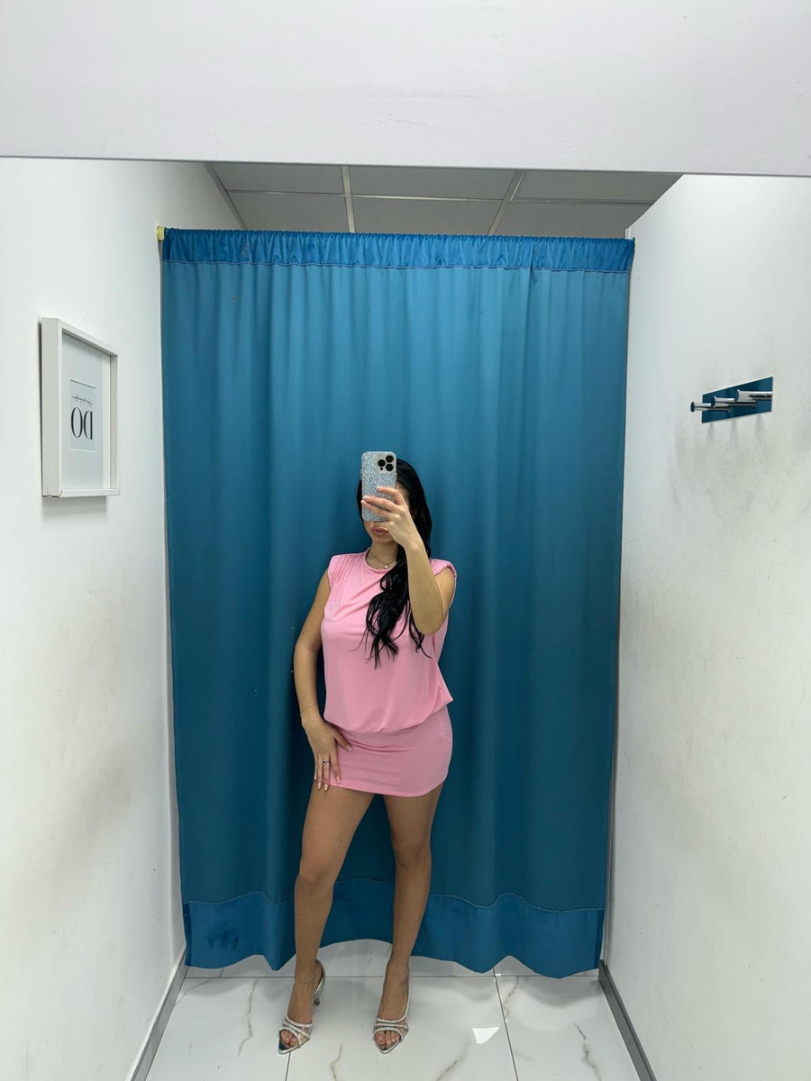 Vestito a giro con scollo sul retro 13682