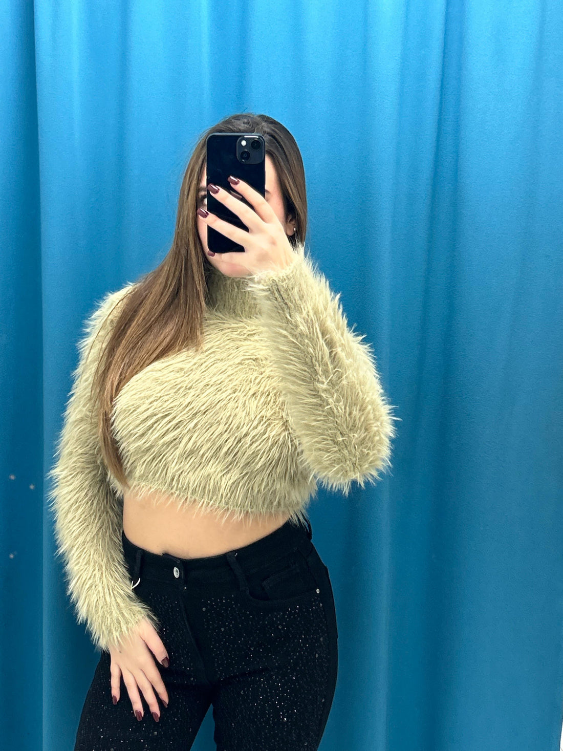 Maglia con pelo 5601