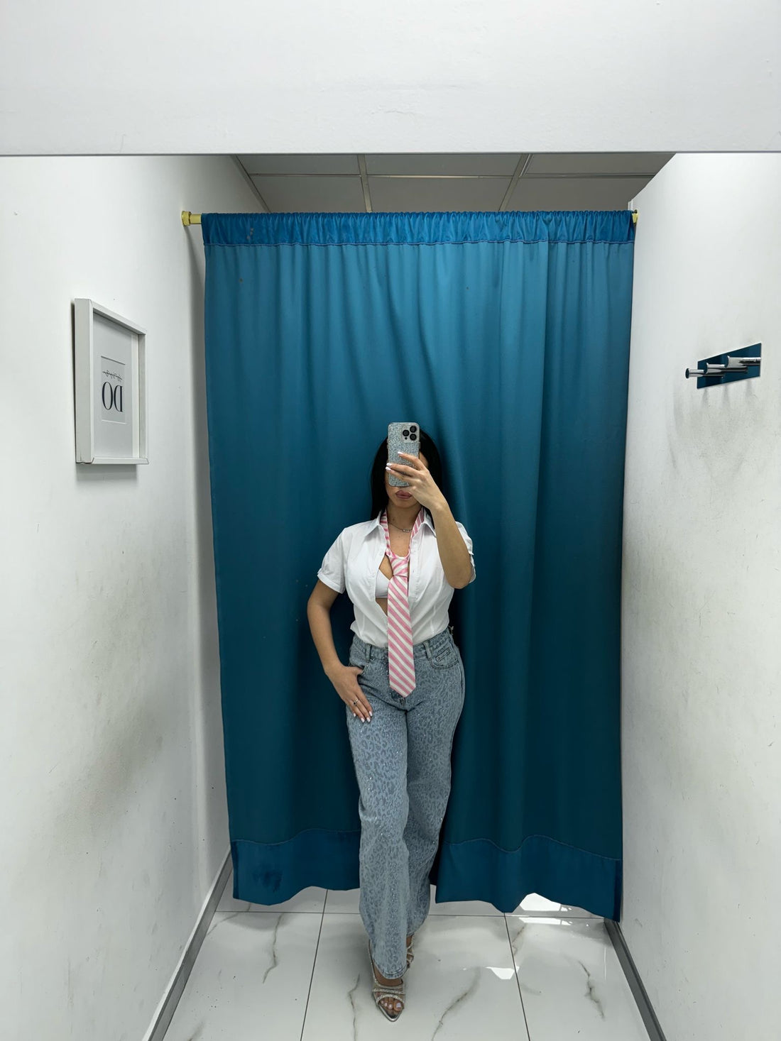 Jeans leopardato denim 7219