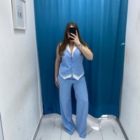 Tailleur gilet e pantalone 87137