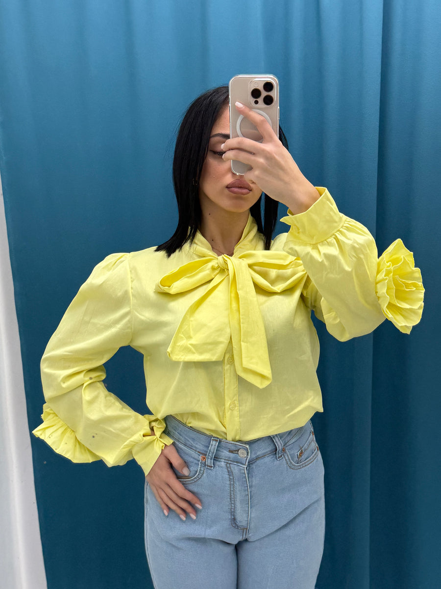 Camicia con fiocco 3491