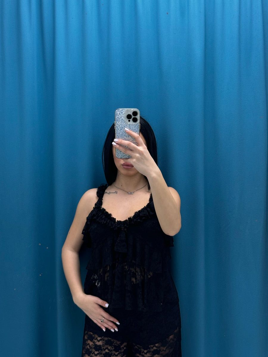 Top in pizzo lumina 2873