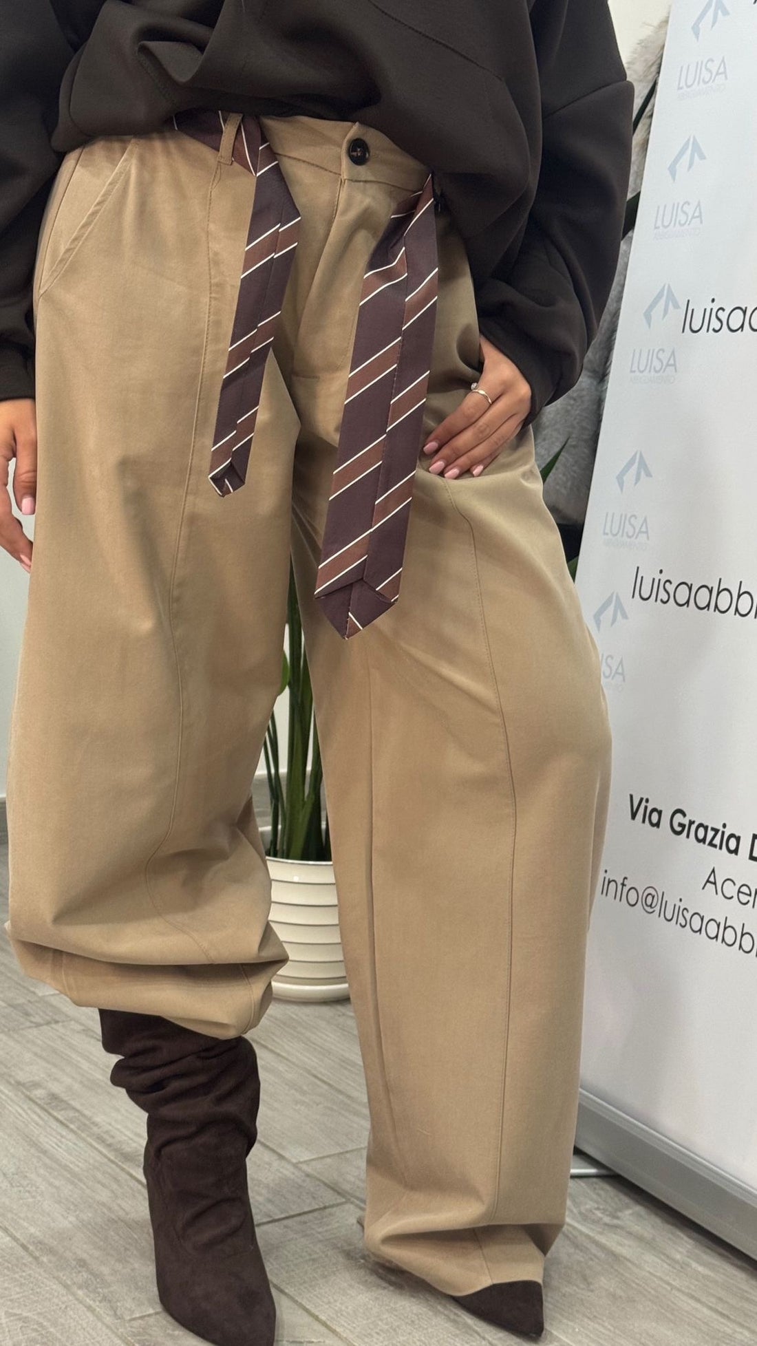 Pantalone "Sabbia Urbana"-98072