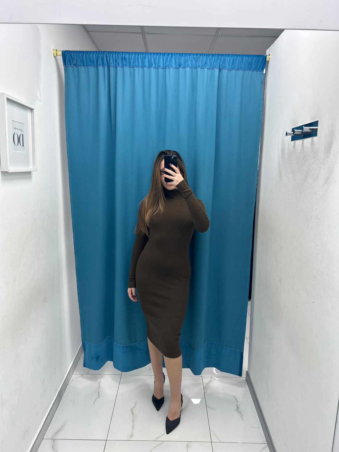 Vestito a costine 7003