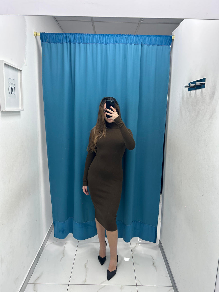 Vestito a costine 7003