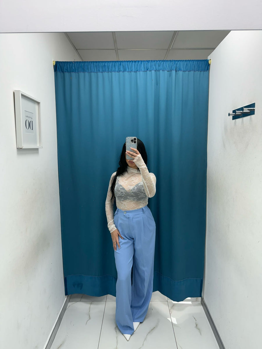 Pantalone wide leg 15592