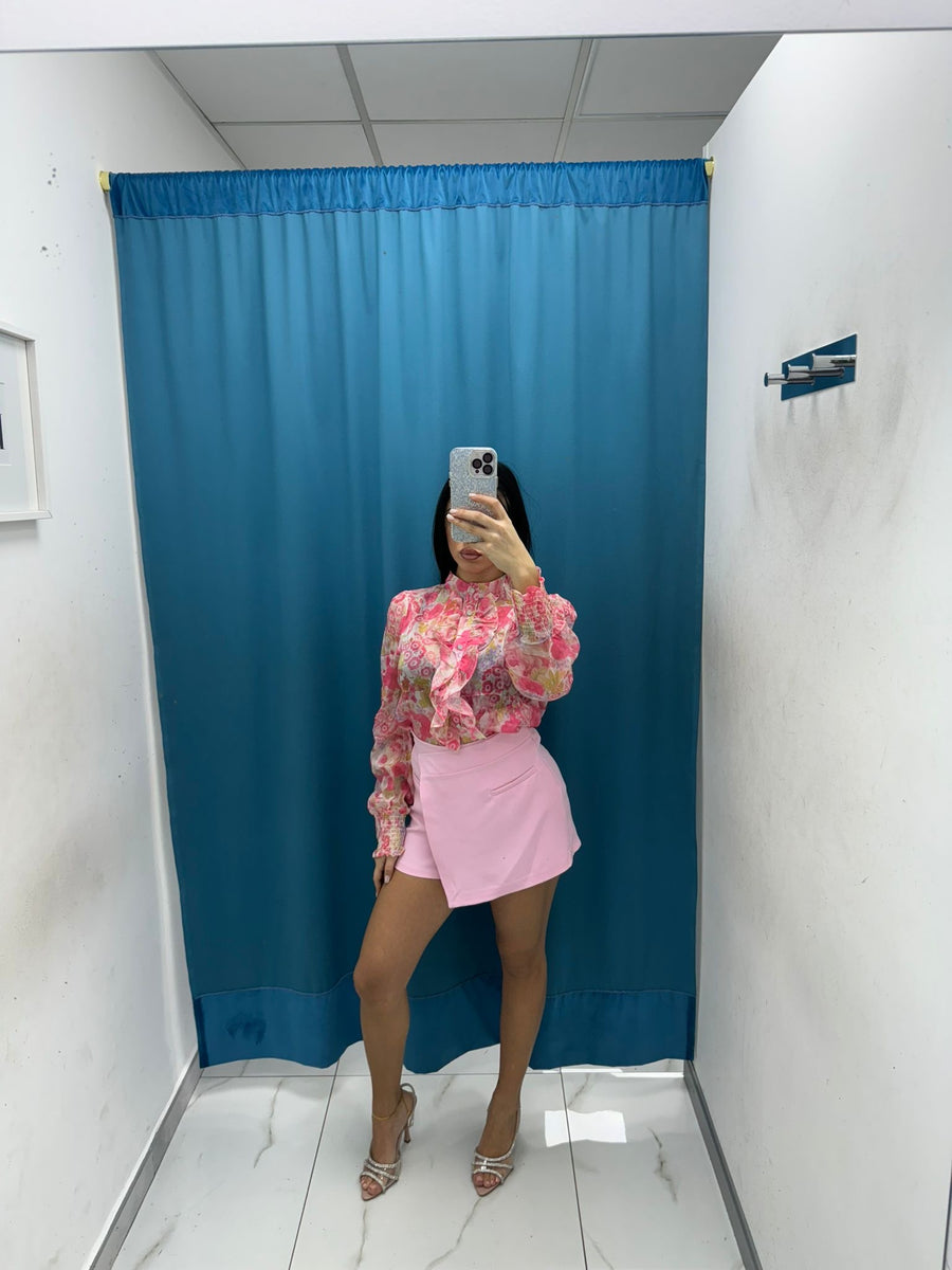 Camicia a fiori 81202