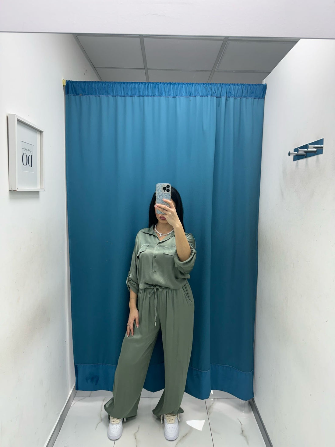 Pantalone palazzo satin 24205