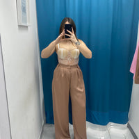 Tailleur satin giacca e pantalone GC32