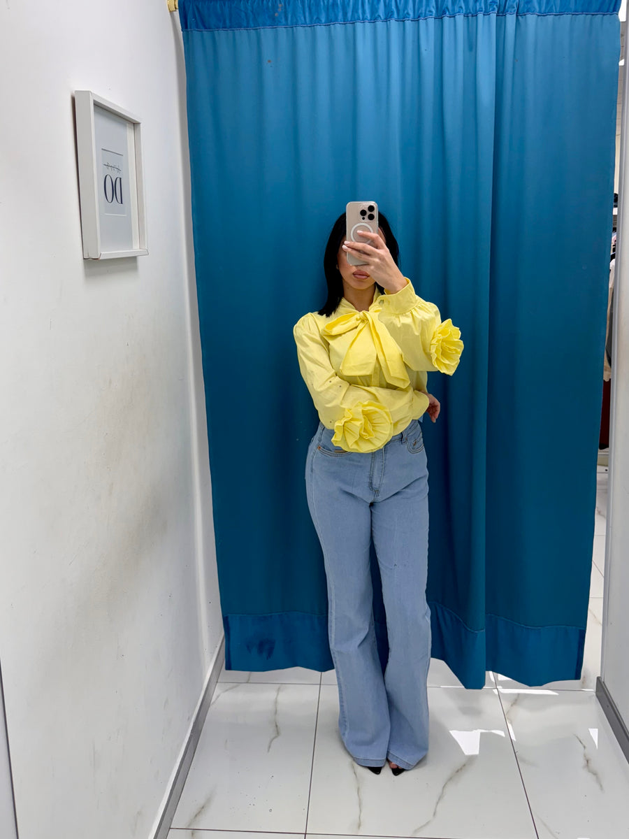 Jeans flare denim E47