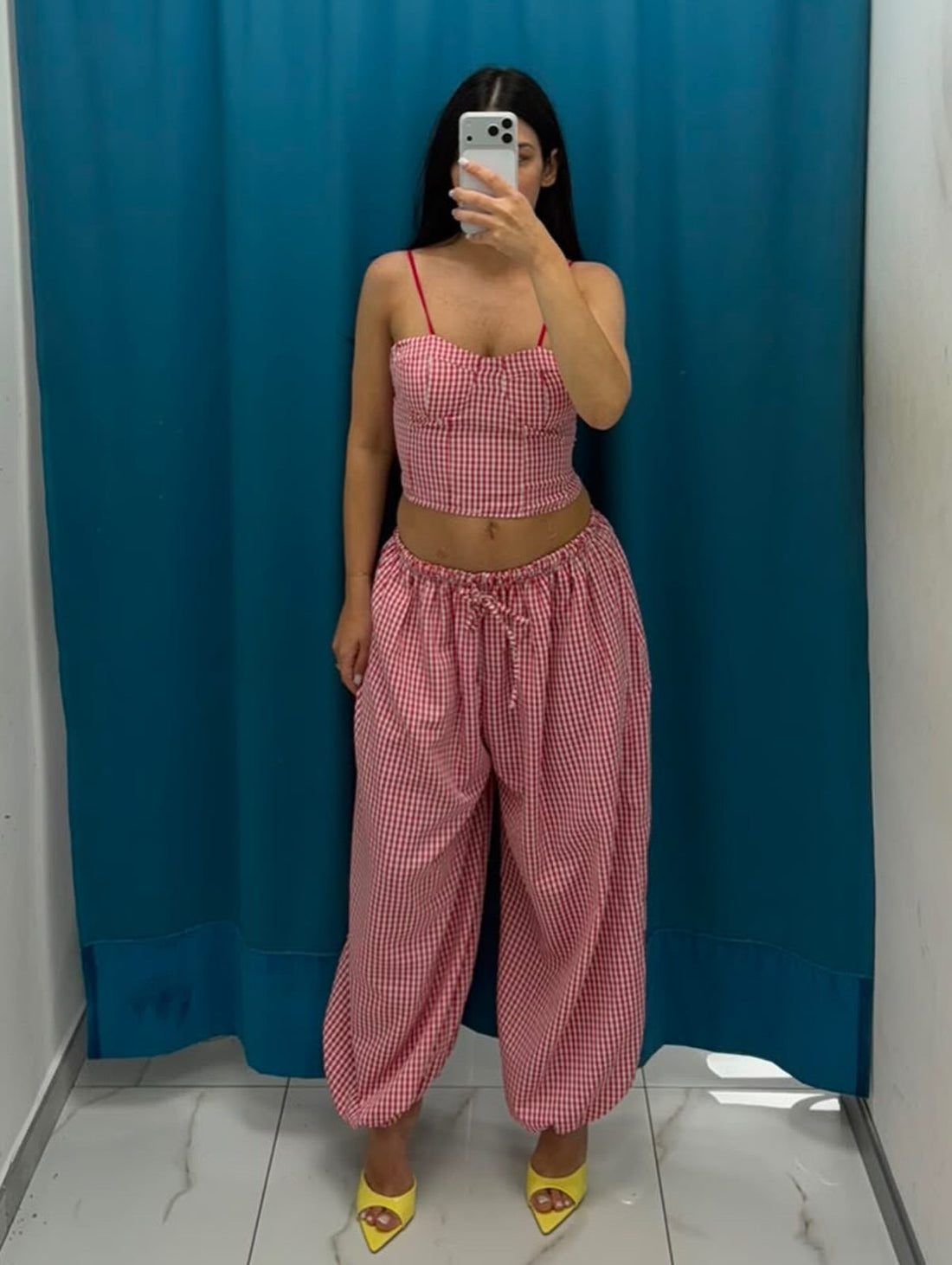 Coordinato"Gingham"-1395