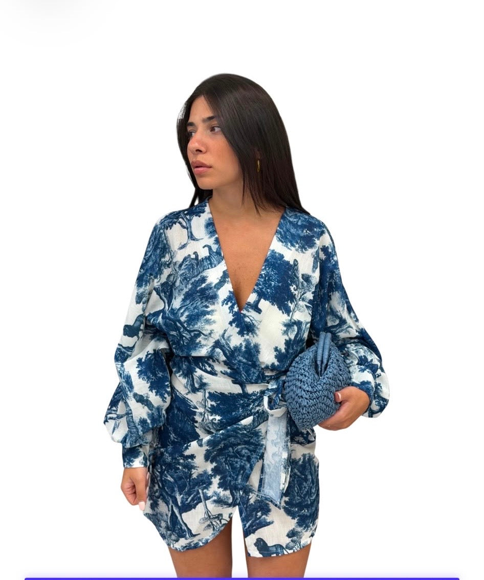 Vestito a portafoglio - 9035