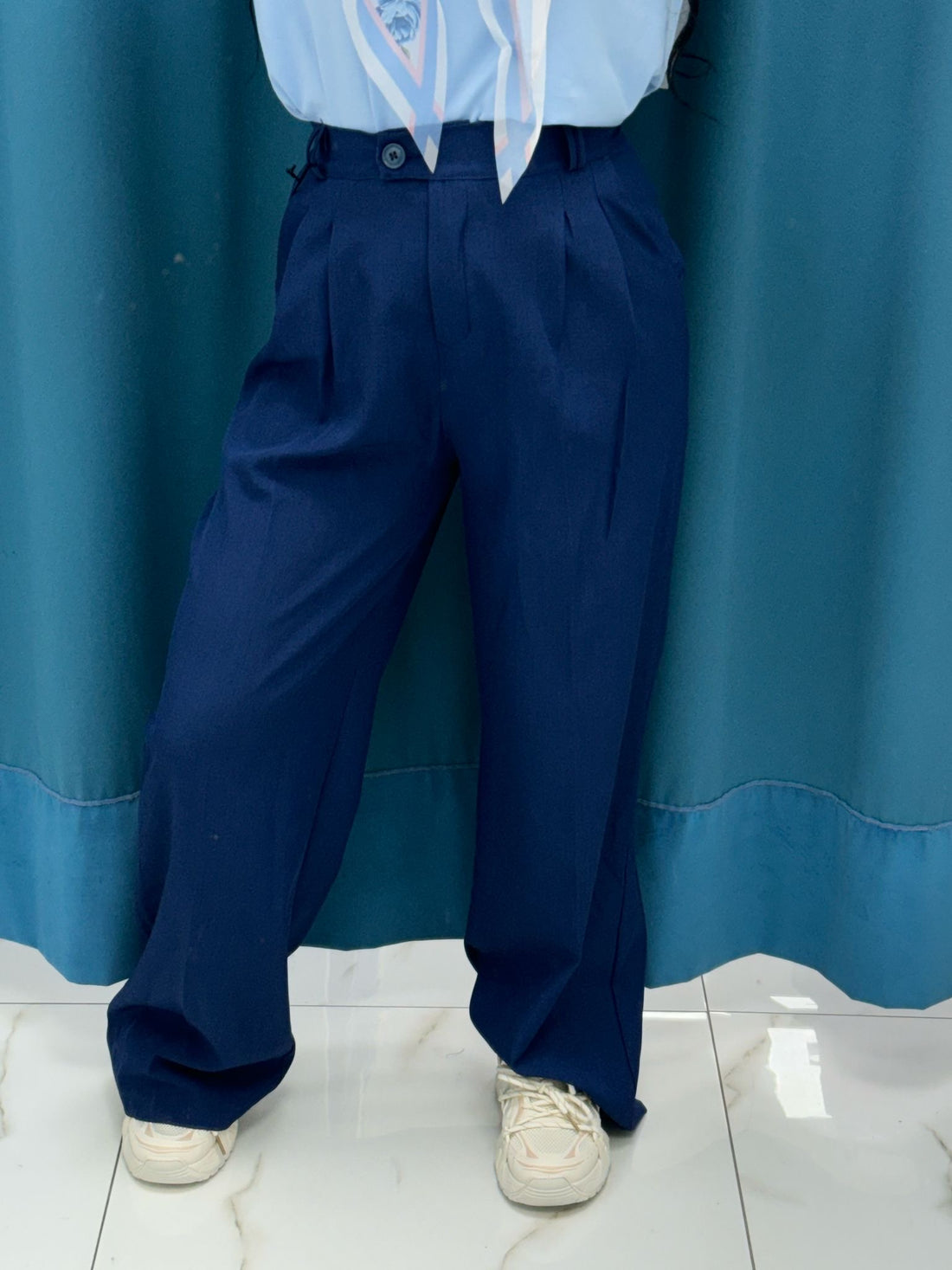 Pantalone wide leg 15592