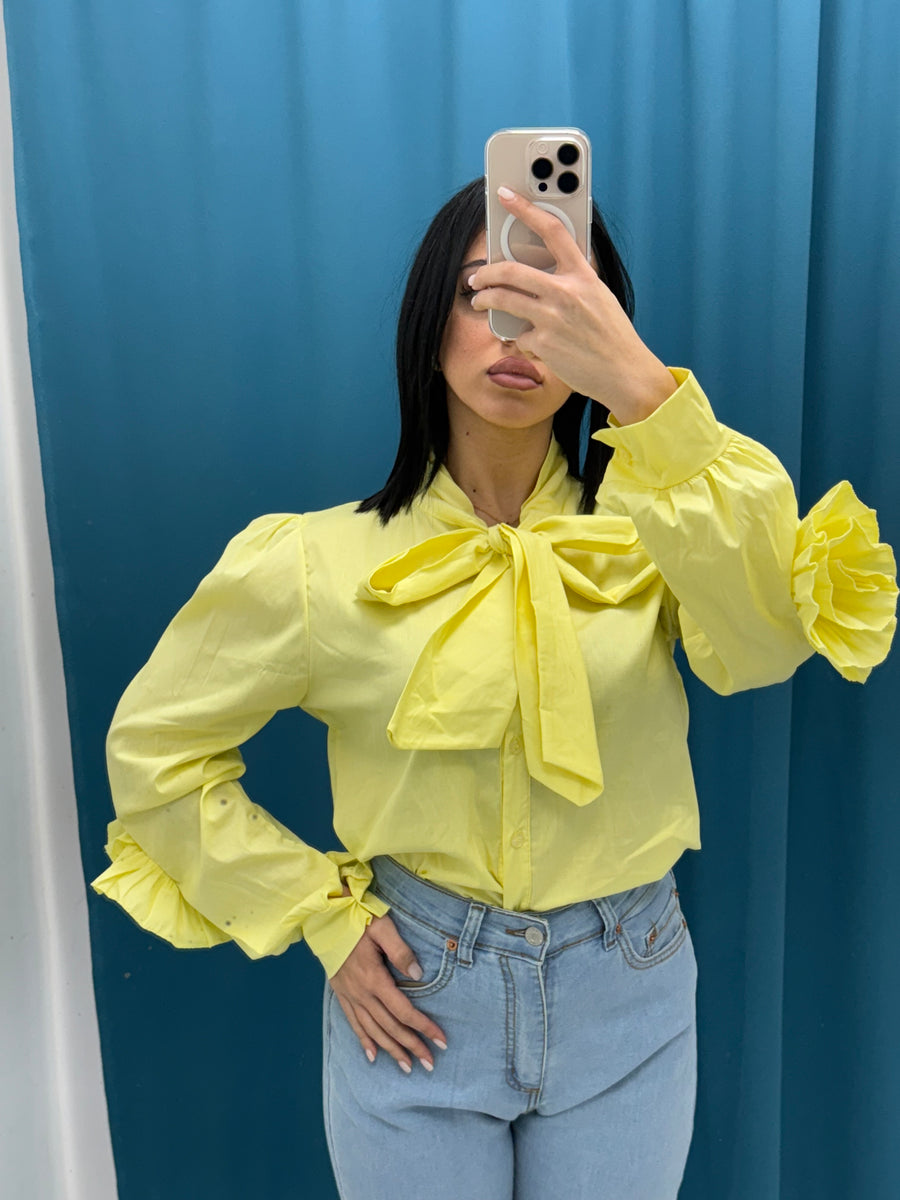 Camicia con fiocco 3491