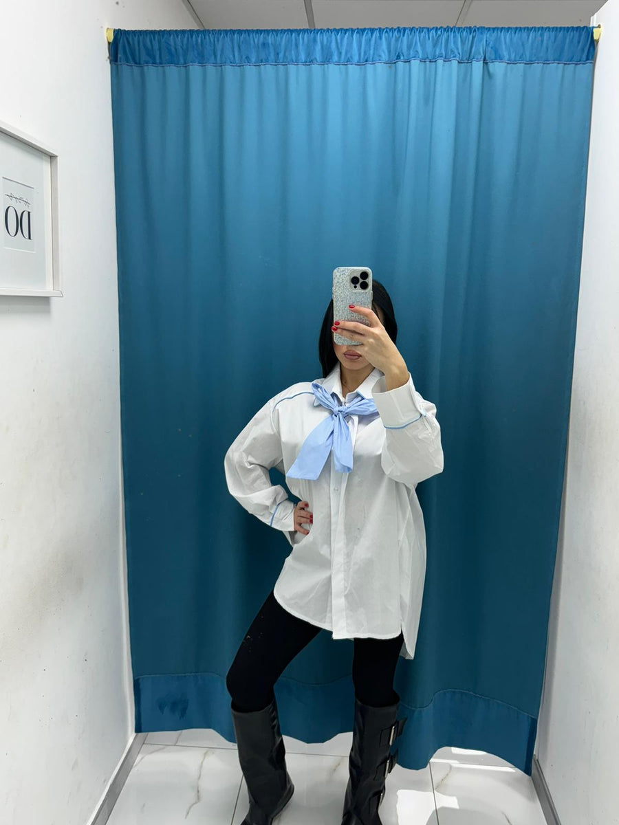 Camicia con fiocco 15933