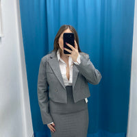 Giacca a righe corta 36684