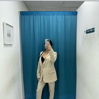 Tailleur giacca e pantalone beige 85613