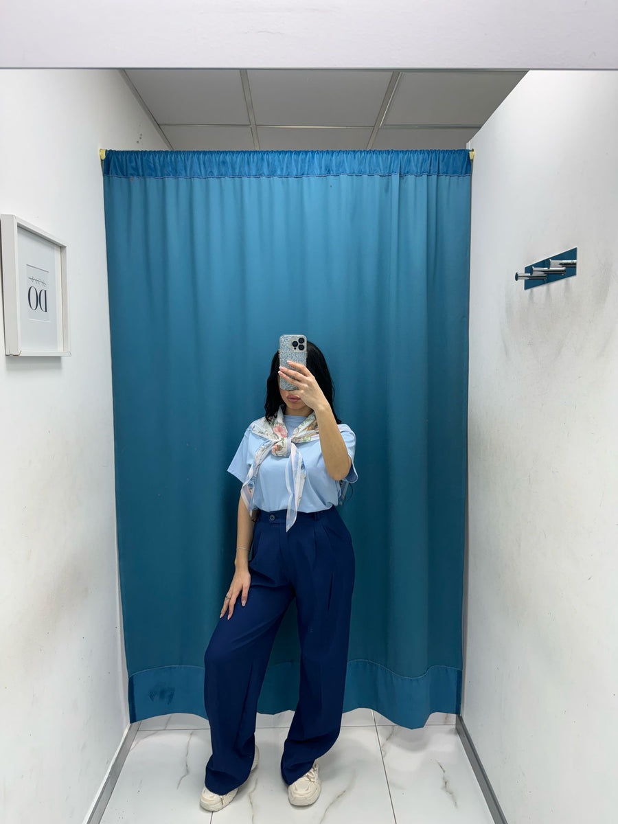 Pantalone wide leg 15592