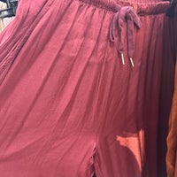 Pantalone palazzo satin 24205